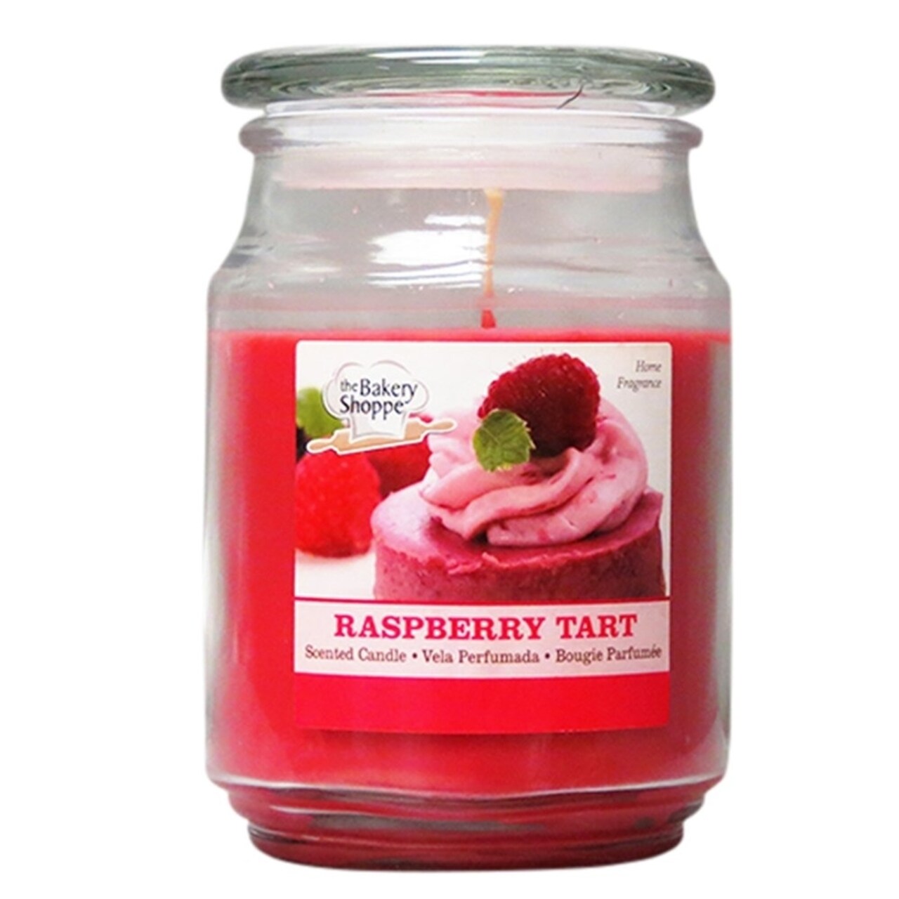 Bakery Shoppe 18 Oz Scented Candle- Raspberry Tart (Pack of 3)